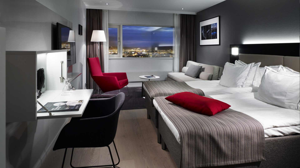 Hotellrum på Gothia Towers i Göteborg