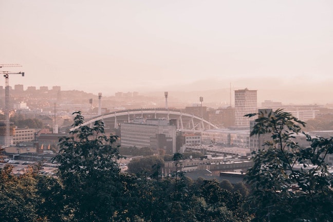 En gammal bild på Ullevi
