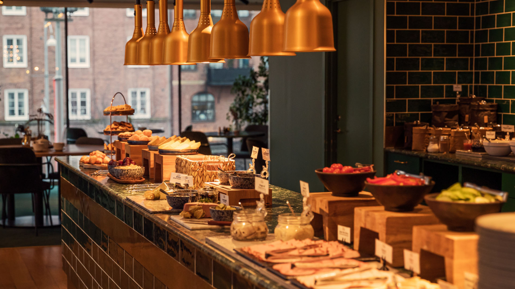 Hotellfrukost på Gothia Towers i Göteborg