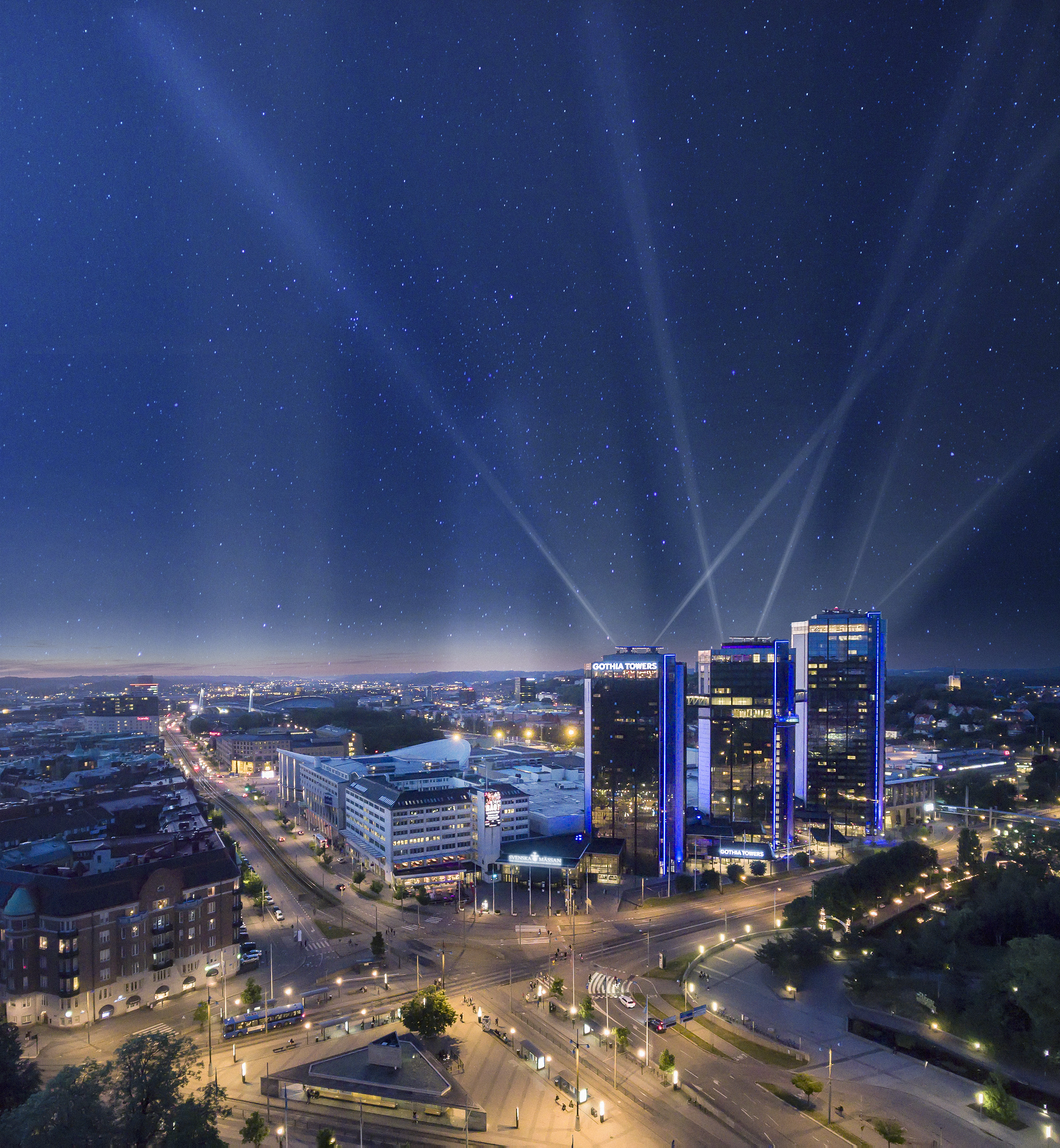 Bild på tornen utifrån