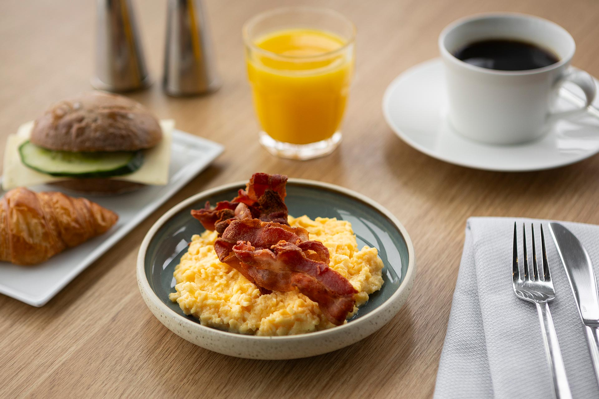 Standardfrukost på Gothia Towers i Göteborg