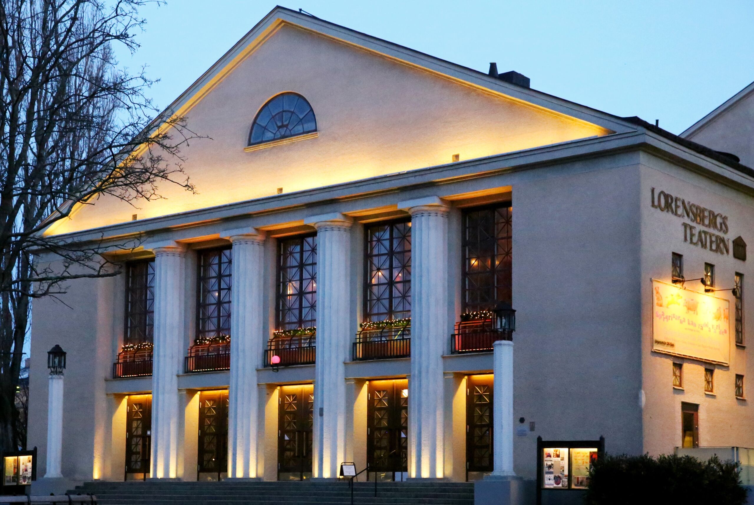 Lorensbergsteaterns fasad