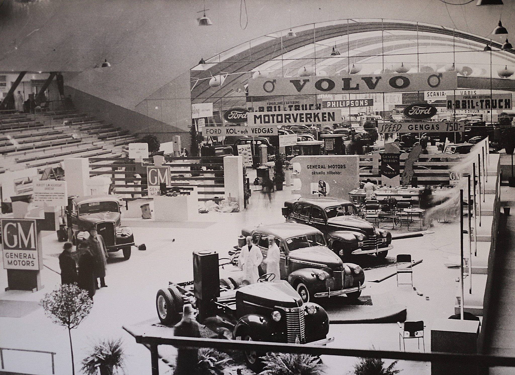 Historisk bild från svenska mässan