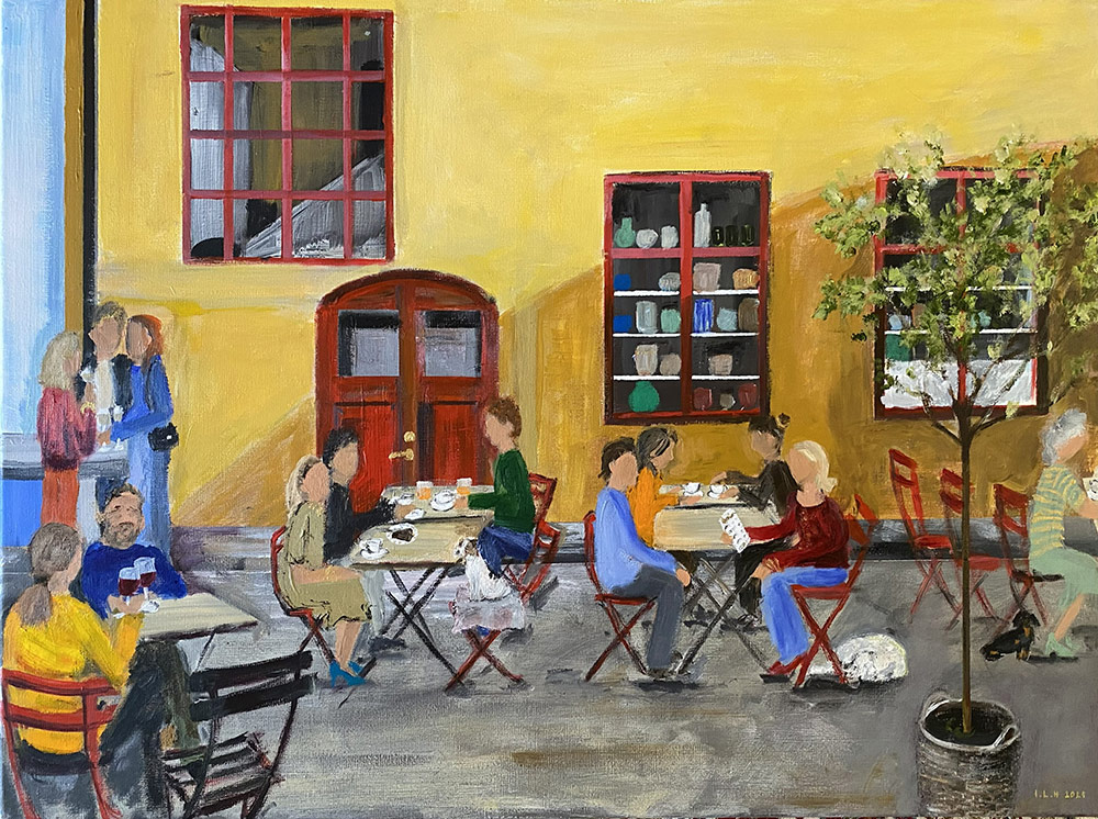 Tavla av konstnär Lovisa Hallberg