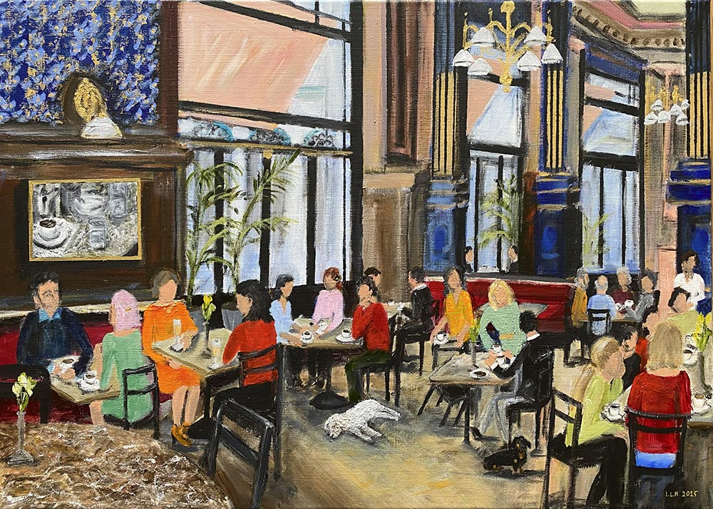 Tavla av konstnär Lovisa Hallberg