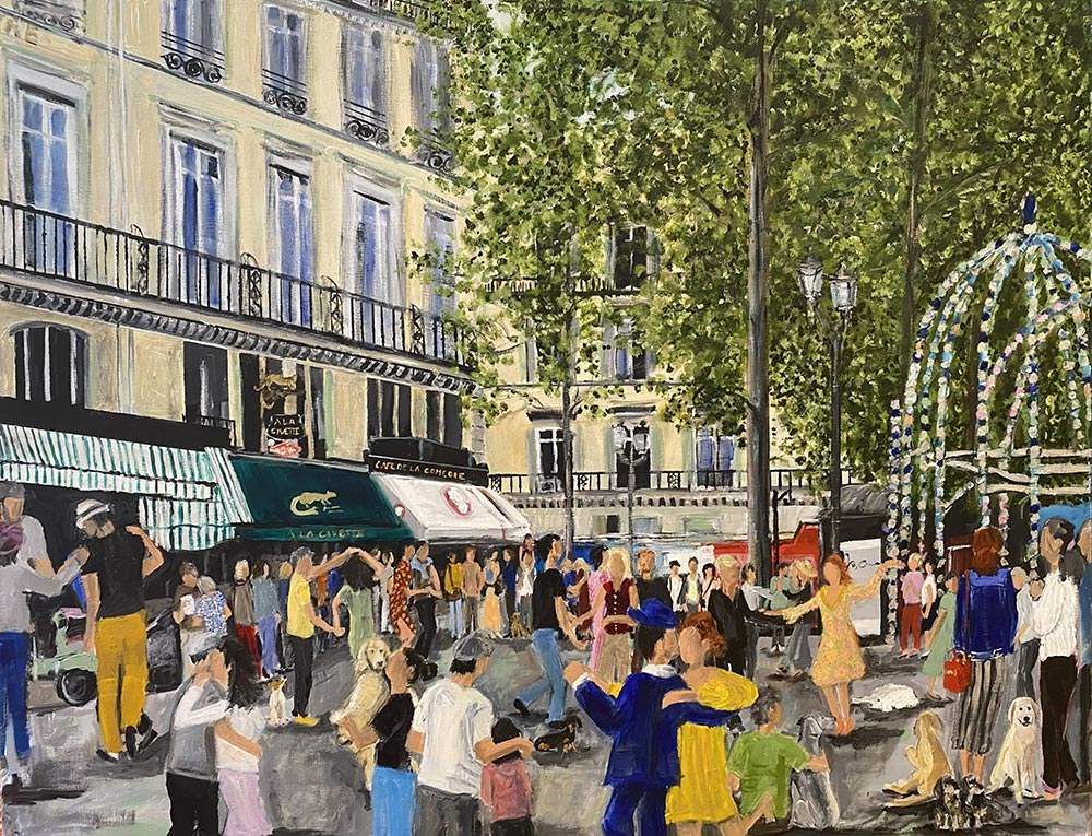 Tavla av konstnär Lovisa Hallberg