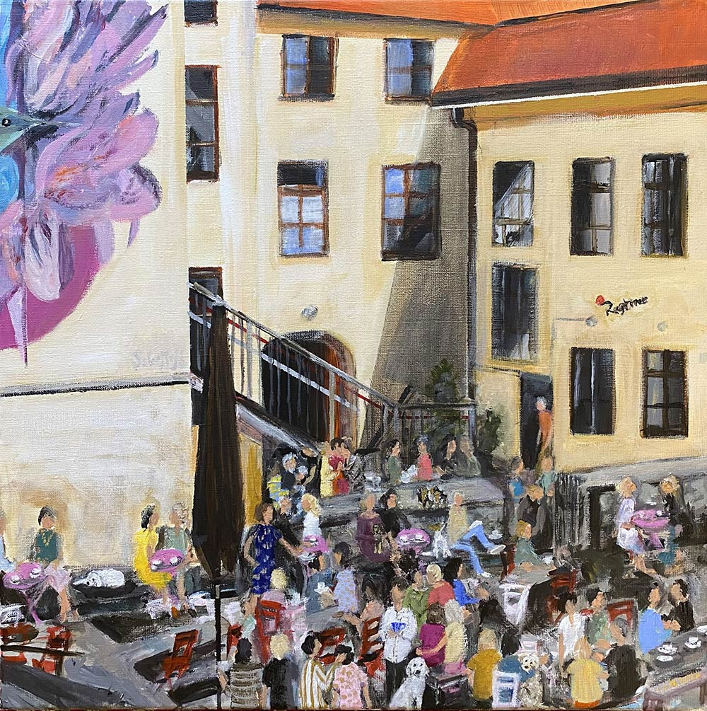 Tavla av konstnär Lovisa Hallberg