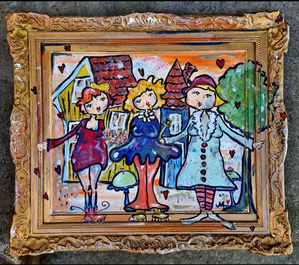 Tavla av konstnär Malin Leijonberg