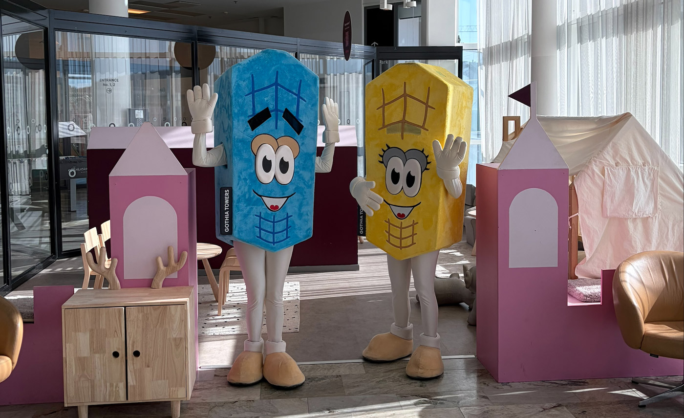 Våra maskotar på FunZone